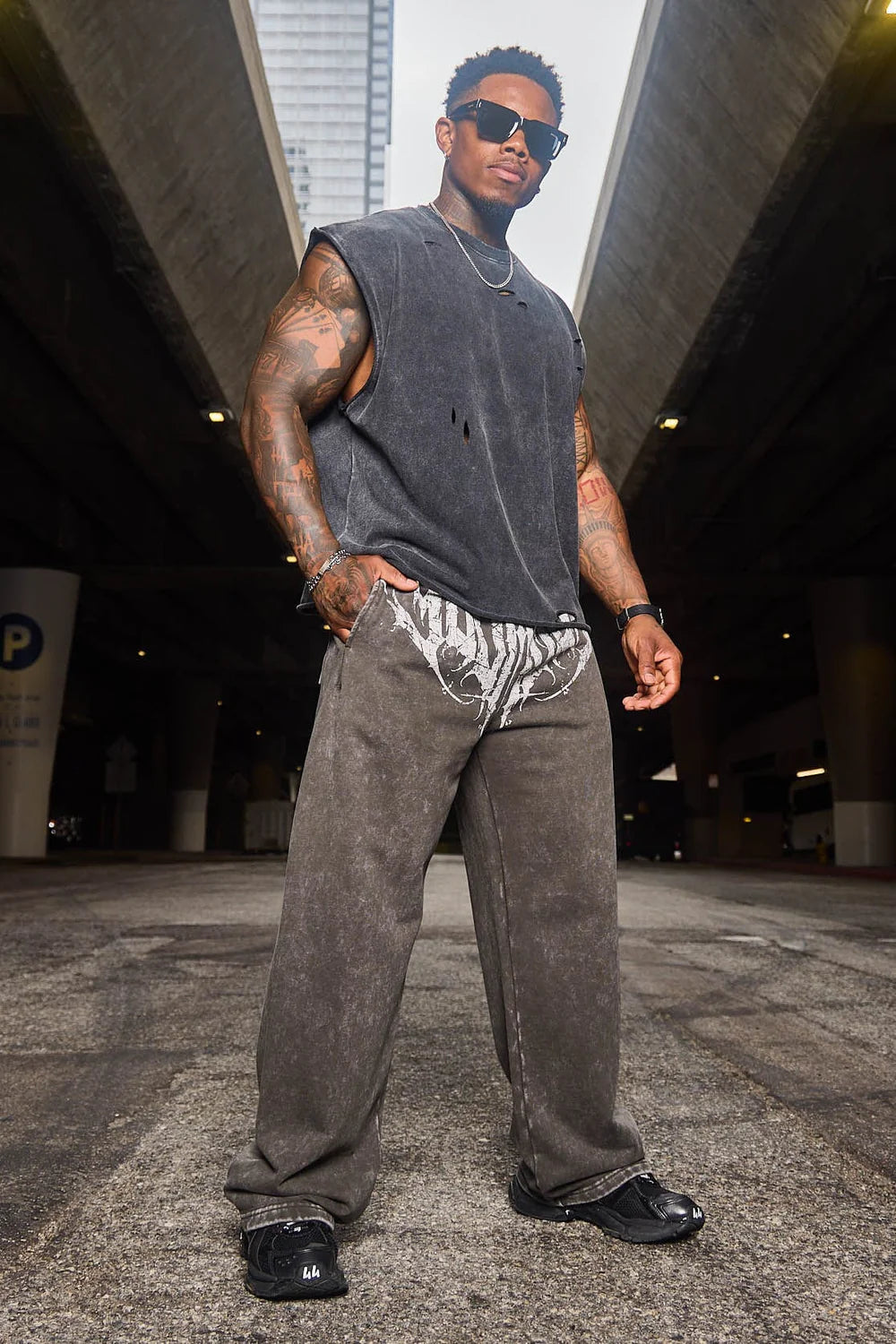 2079 - Dark Wave Joggers Green Wash