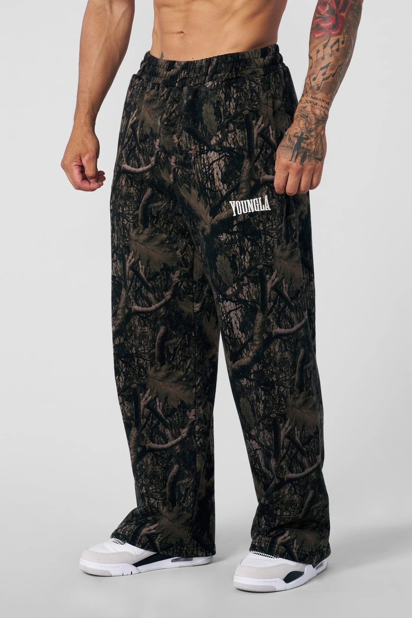 2133 - Tree Camo Baggy Sweats Dark Tree Camo