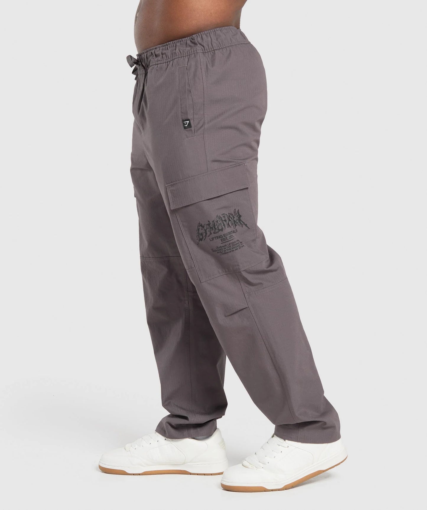 Metal Lifting Cargo Pants - Brushed Purple