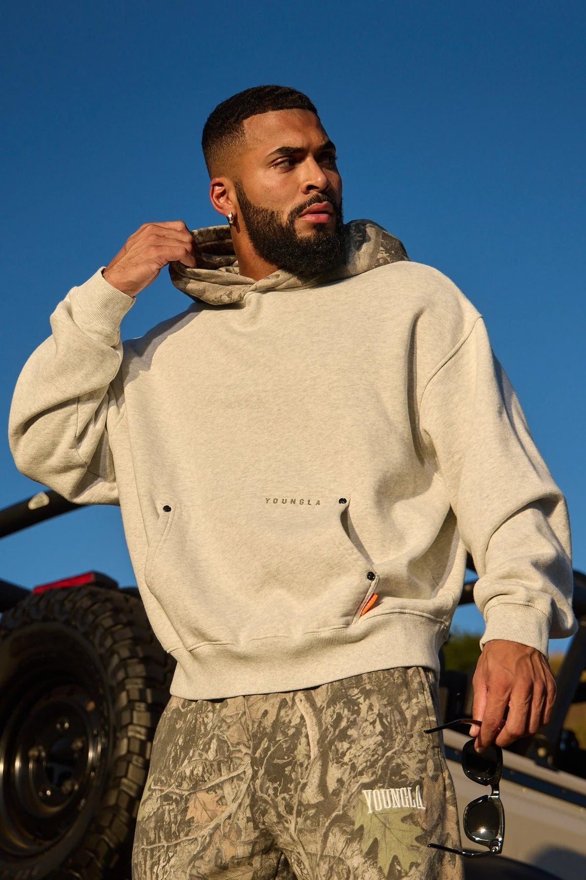 5098 - Tree Camo Hoodies WHITE
