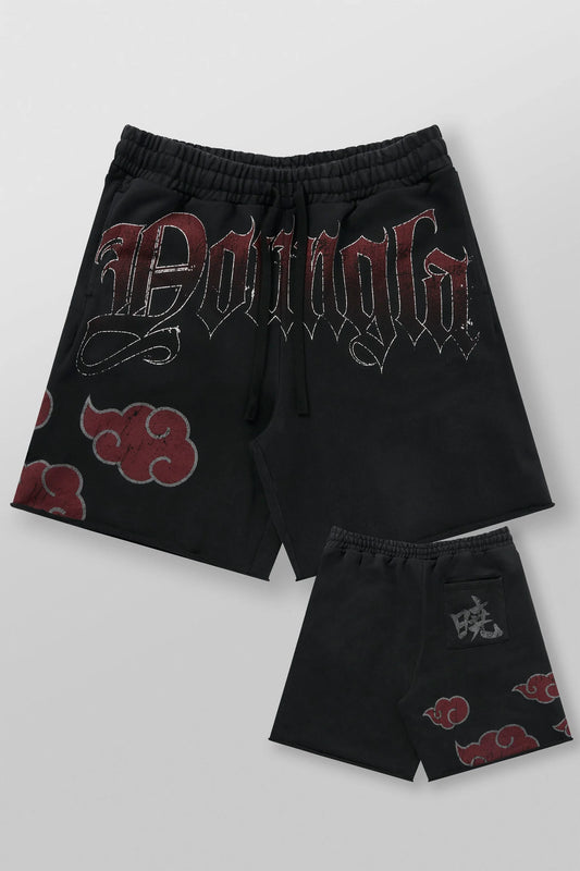 1002 - Naruto Sweat Shorts-Akatsuki