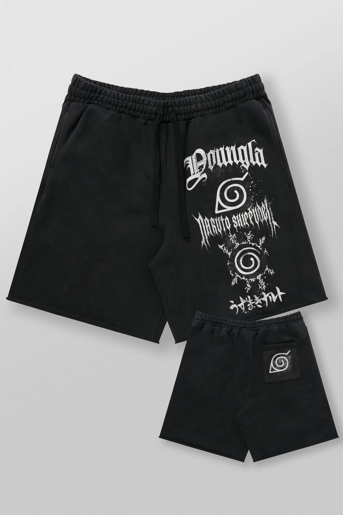 1002 - Naruto Sweat Shorts-Sealing Formula