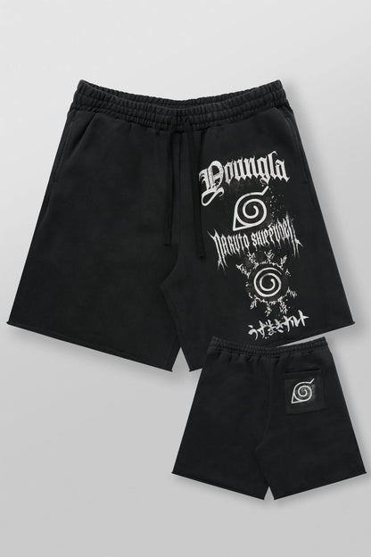 1002 - Naruto Sweat Shorts-Sealing Formula