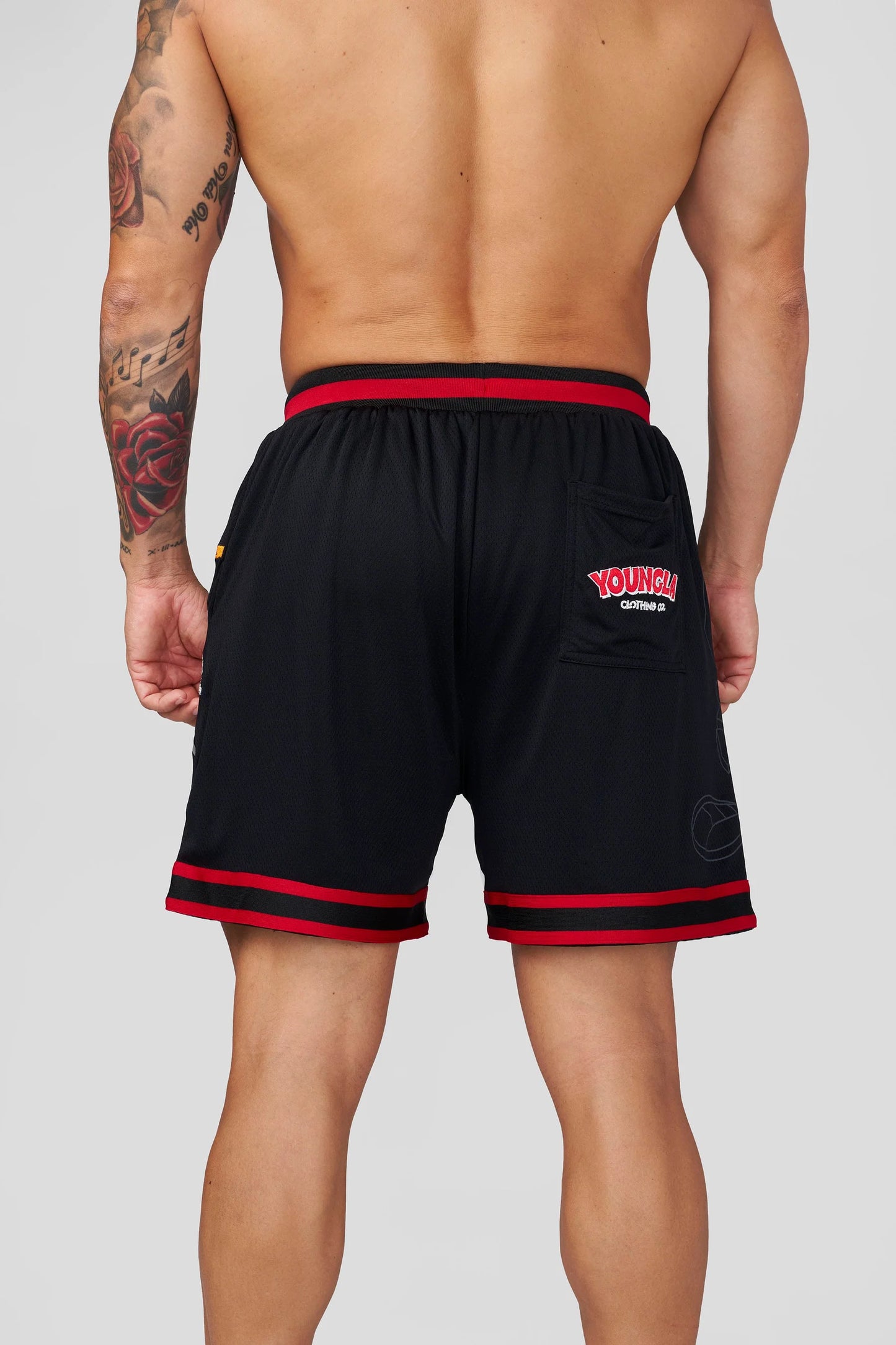 1071 - Looney Tunes Embroidered Patch Shorts