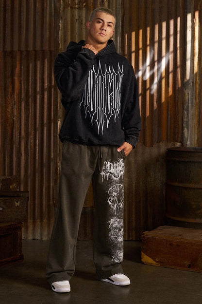5126 - Revenge Hoodies-BLACK