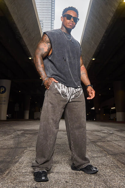 2079 - Dark Wave Joggers Green Wash