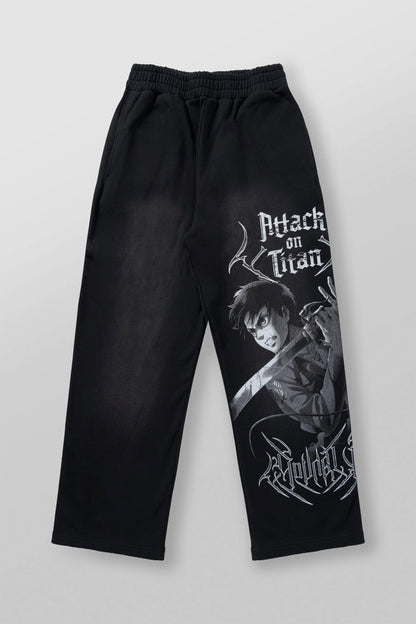 2128 - AOT© x YLA Baggy Joggers Eren SWORD