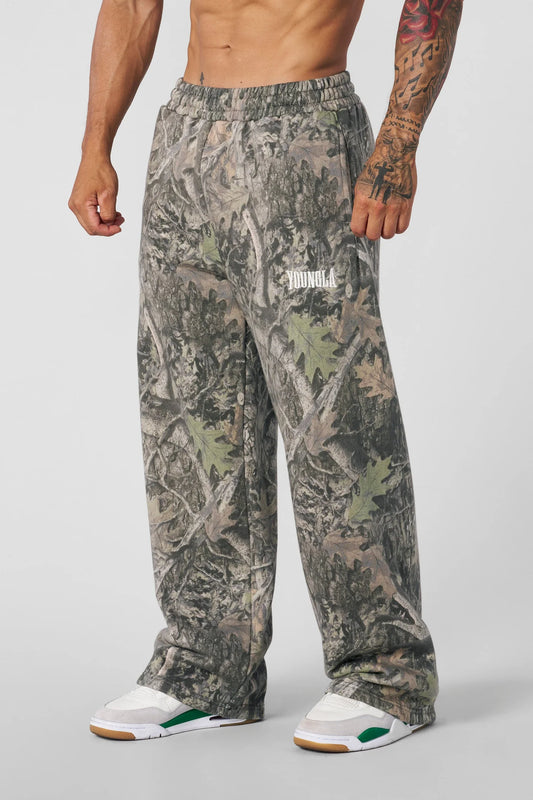 2133 - Tree Camo Baggy Sweats Green Camo