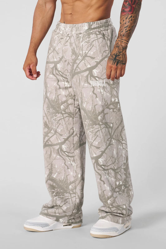 2133 - Tree Camo Baggy Sweats Tan Tree Camo