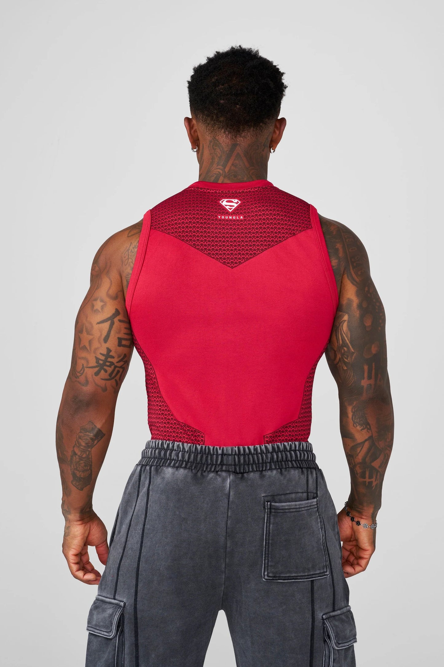 3047 - Superman Compression Tanks RED