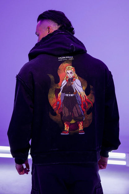 5195 - Demon Slayer: Kimetsu no Yaiba - Zip-ups Flame Hashira