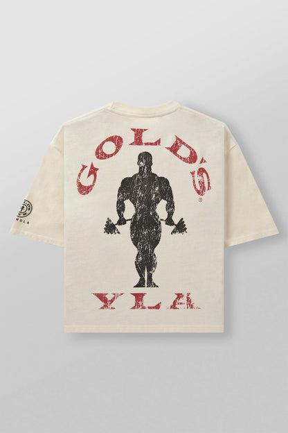 4002 - Golds Gym New Age Tees WHITE