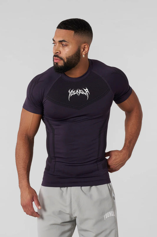 4041 - Warrior Compression Tees Purple