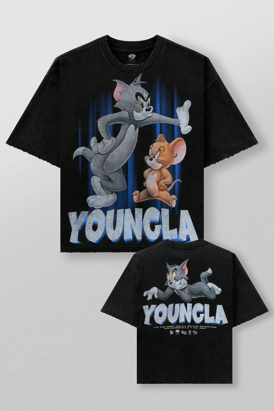 4082 - Tom & Jerry Tees Monochrome