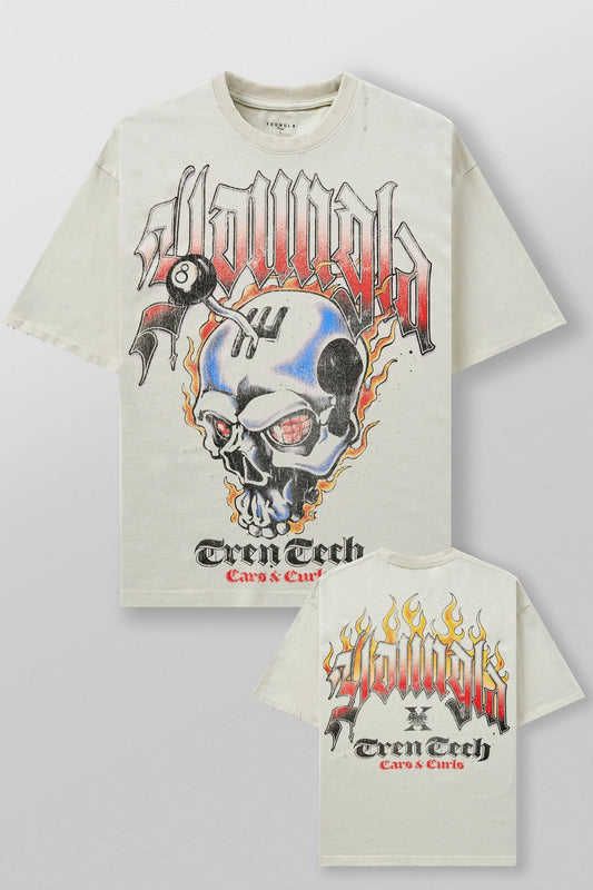4103 - Cars & Curls - Tees Skull
