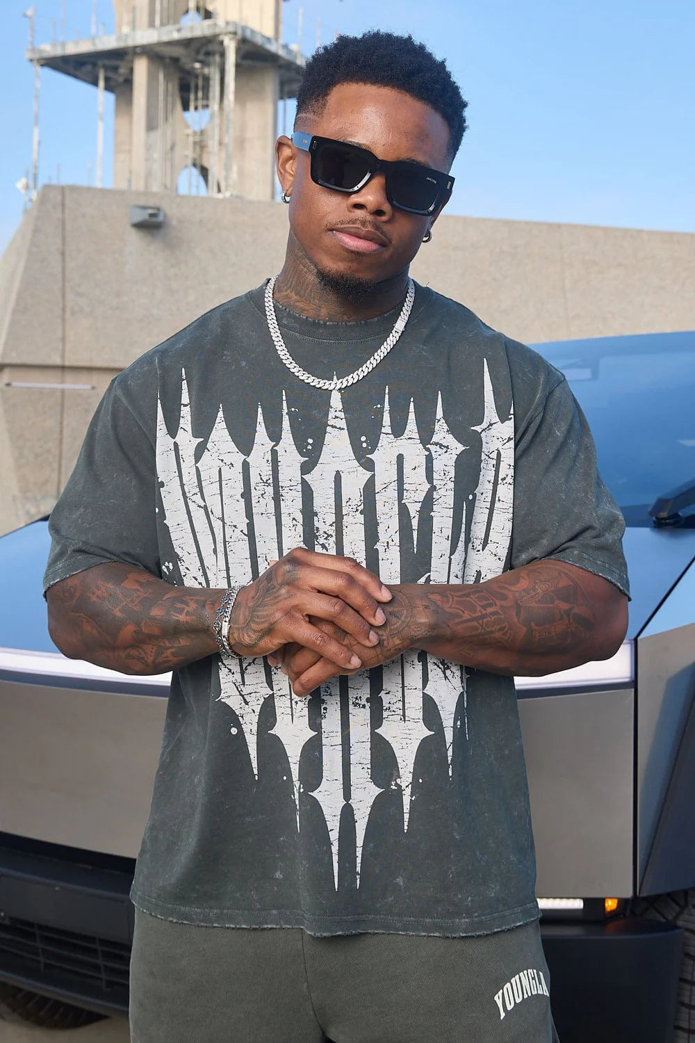4156 - Revenge Tees Darck Geen