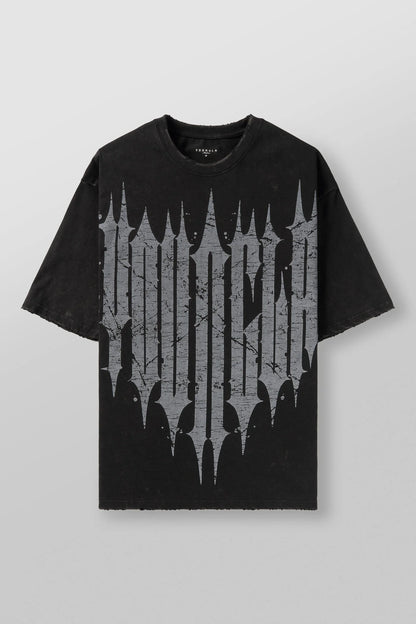 4156 - Revenge Tees Black Washed