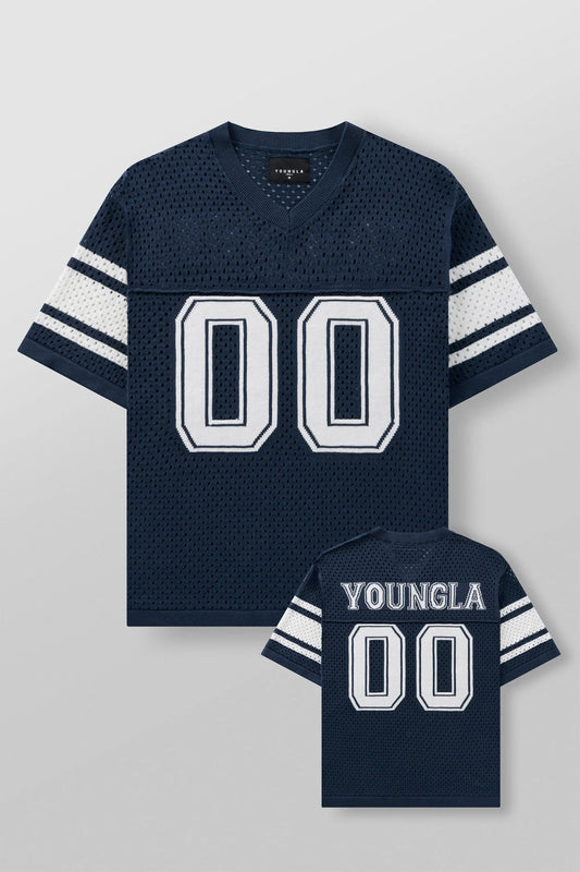 4226 - Varsity Knit Jersey Blue