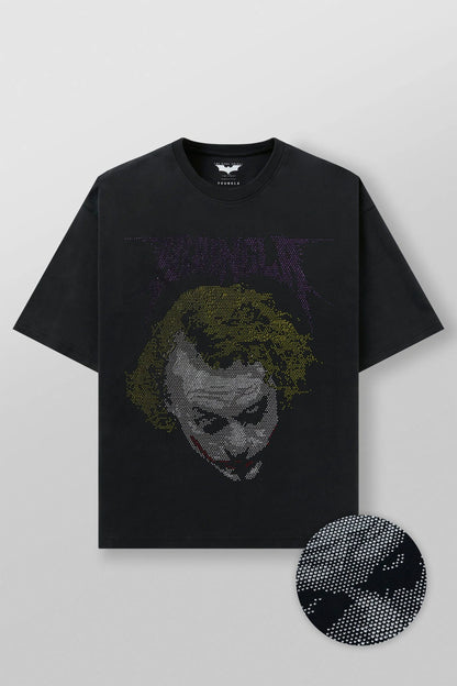 4257 - Batman Rhinestone Tees Joker