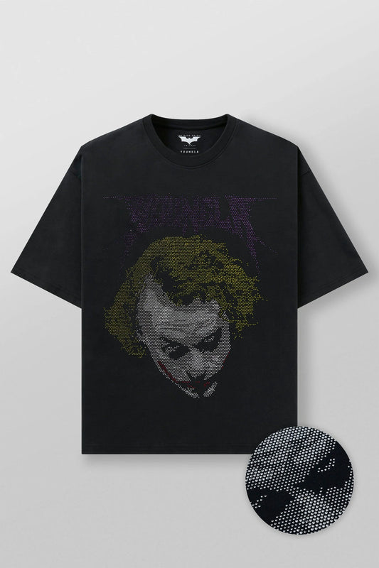 4257 - Batman Rhinestone Tees Joker