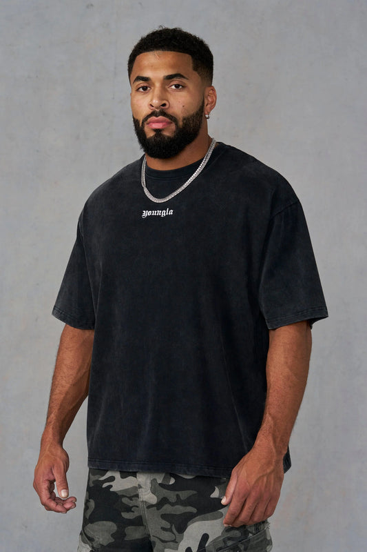 4293 - Core Relaxed Tees-BLACK
