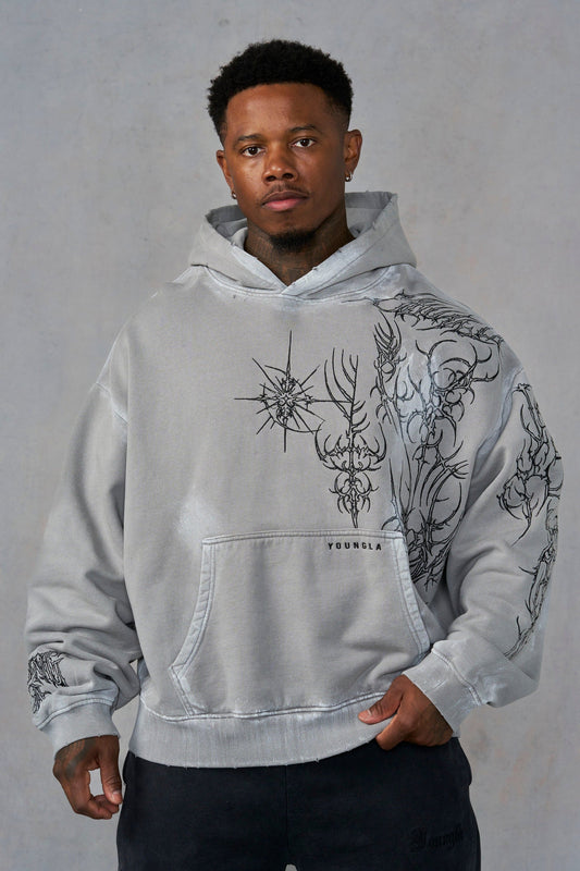 5057 - Cyberpunk Hoodies GREY