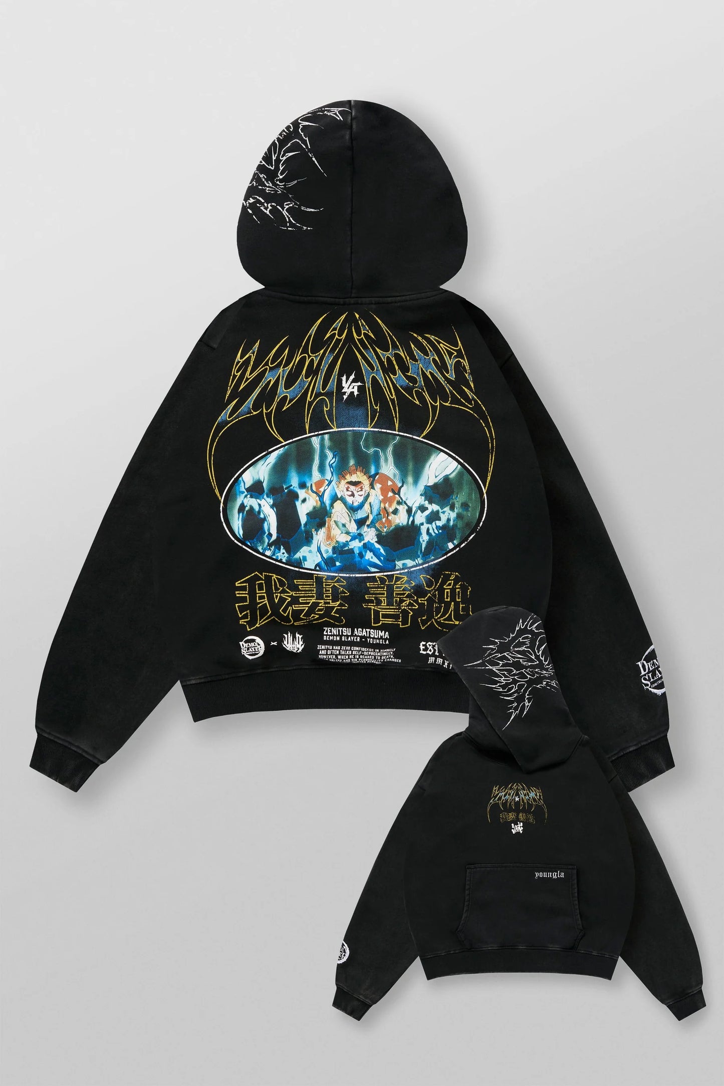 5068 - Demon Slayer: Kimetsu no Yaiba - Hoodies Thunderclap and Flash