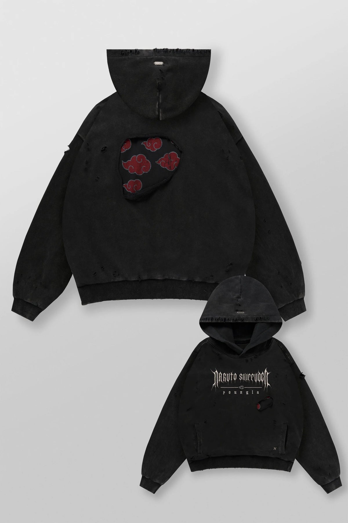 5073 - Naruto Peek Through Hoodies-Akatsuki