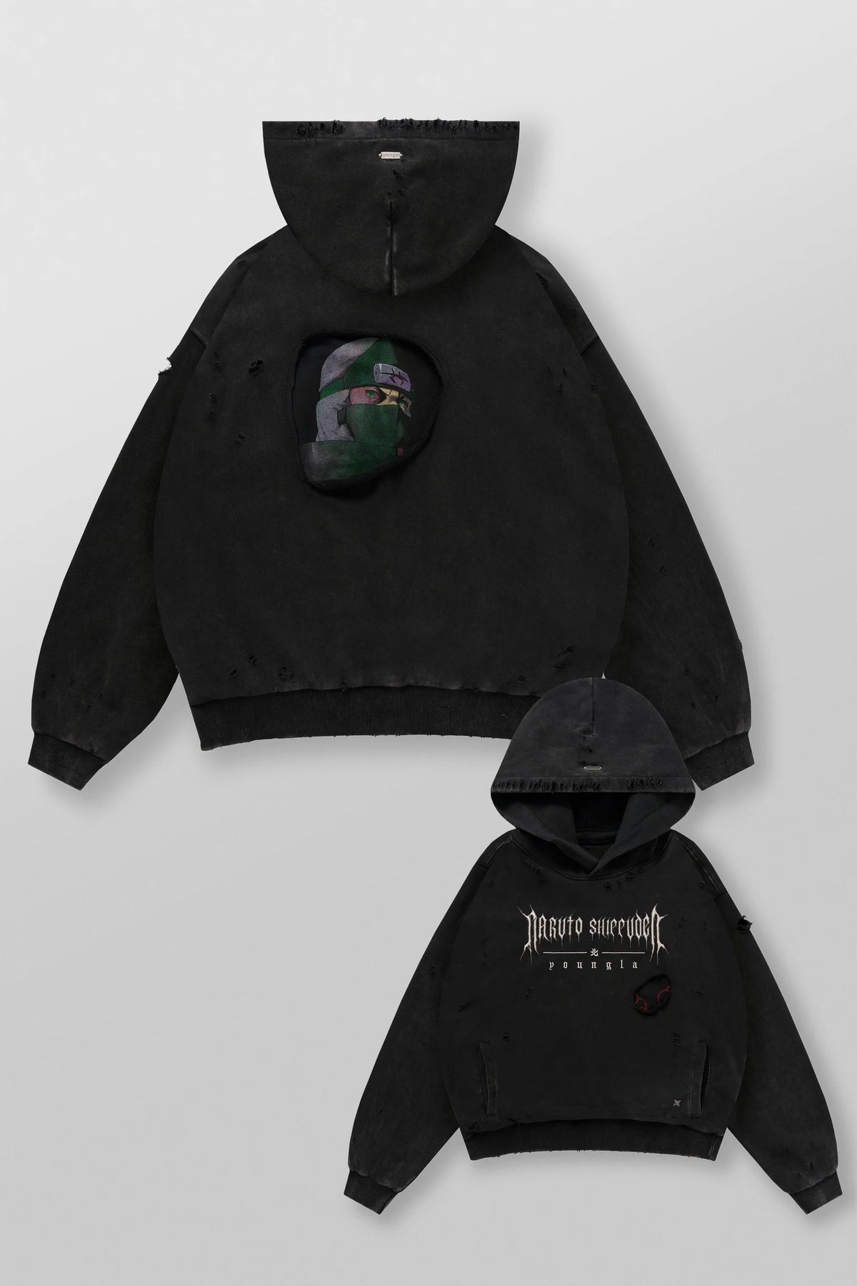 5073 - Naruto Peek Through Hoodies-Kakuzu