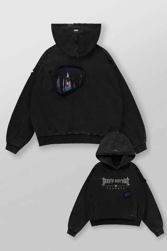 5073 - Naruto Peek Through Hoodie-Sasuke