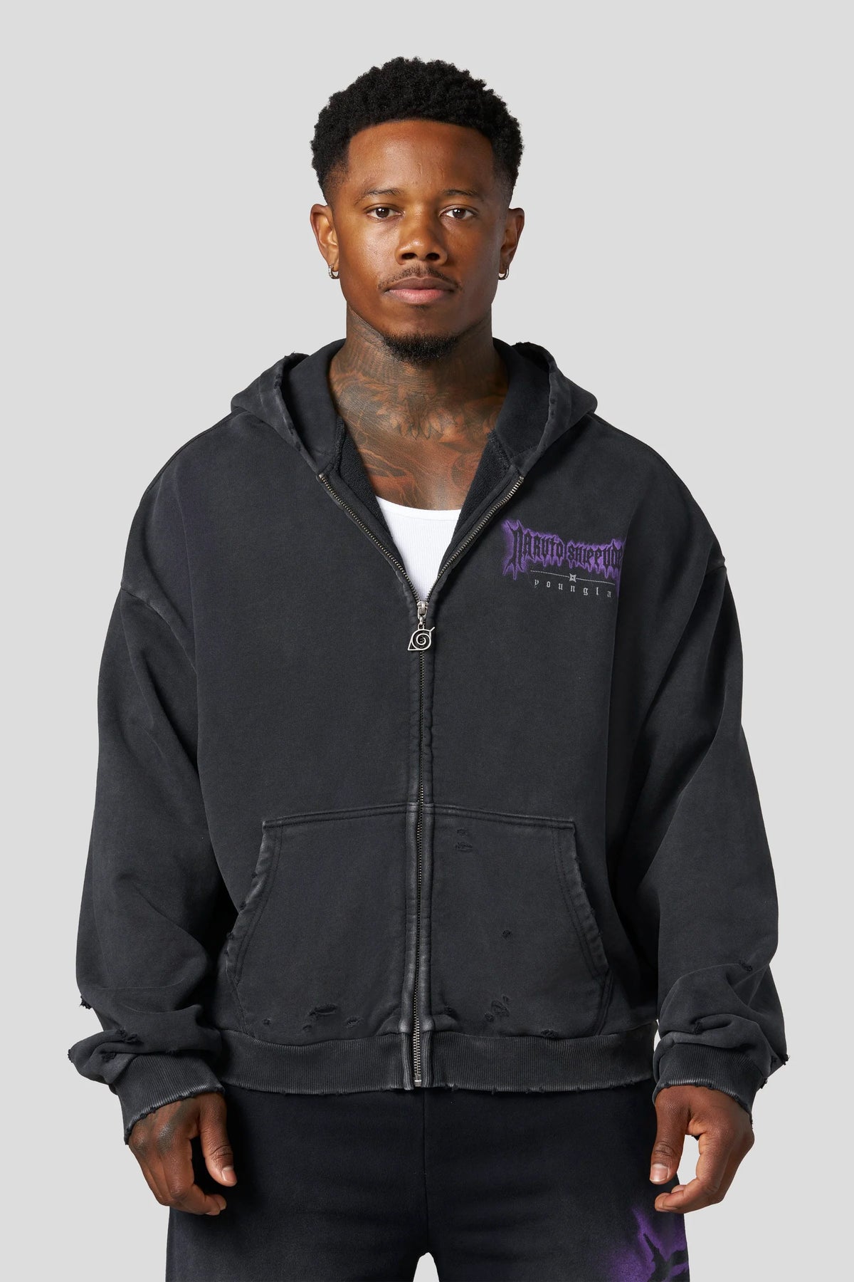 5086 - Naruto Zip-Up Hoodies-Battle