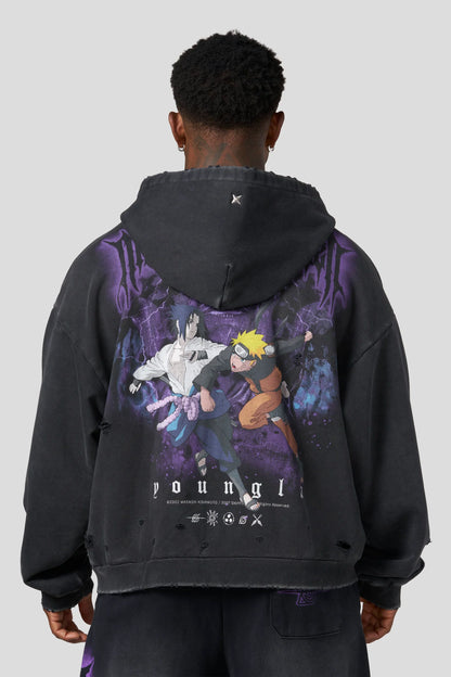 5086 - Naruto Zip-Up Hoodies-Battle