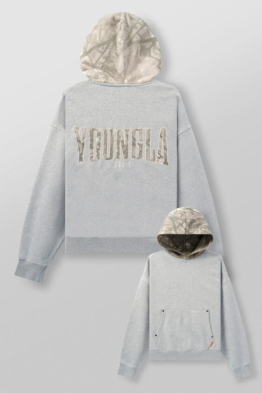 5098 - Tree Camo Hoodies GREY
