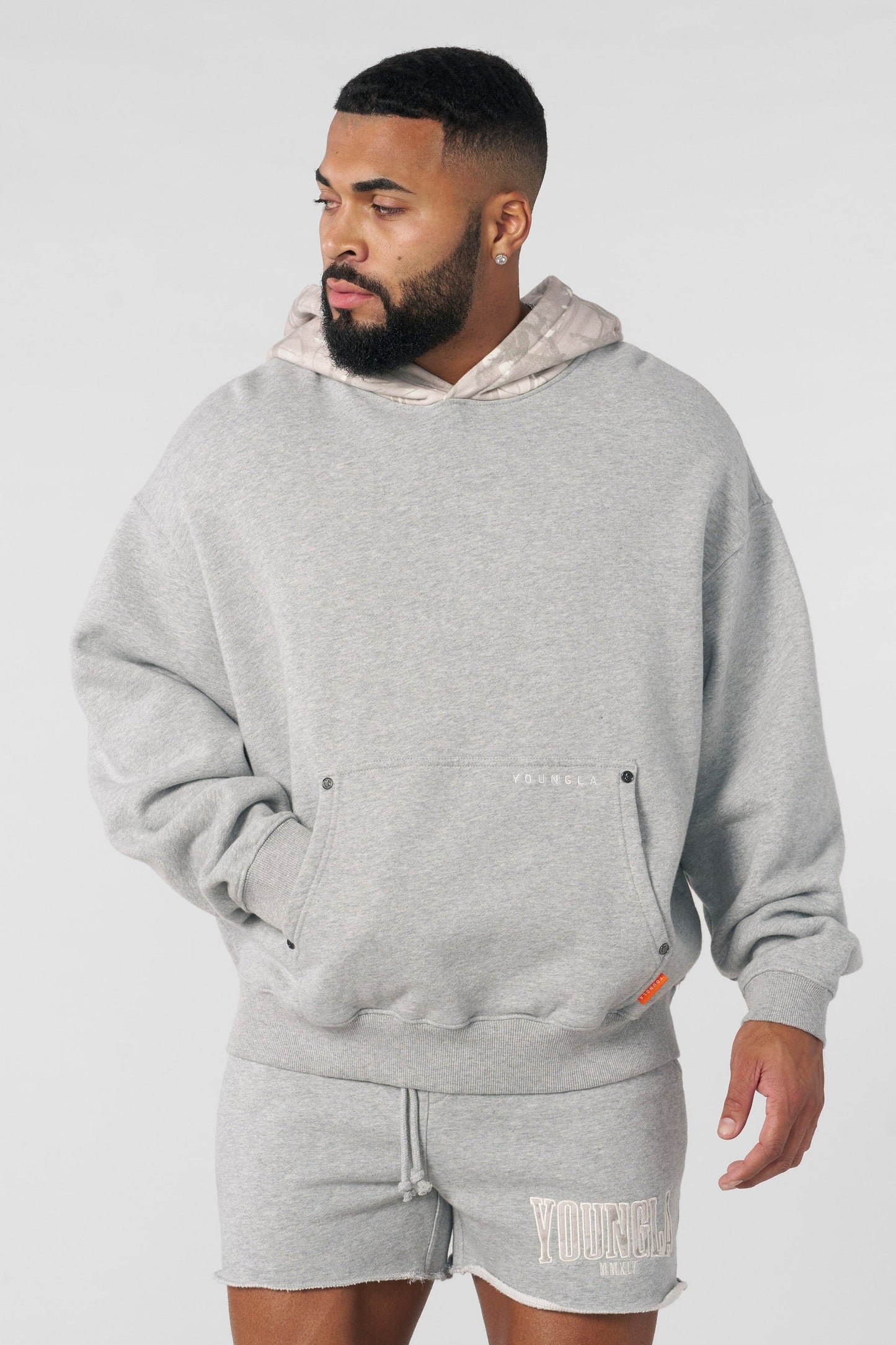 5098 - Tree Camo Hoodies GREY