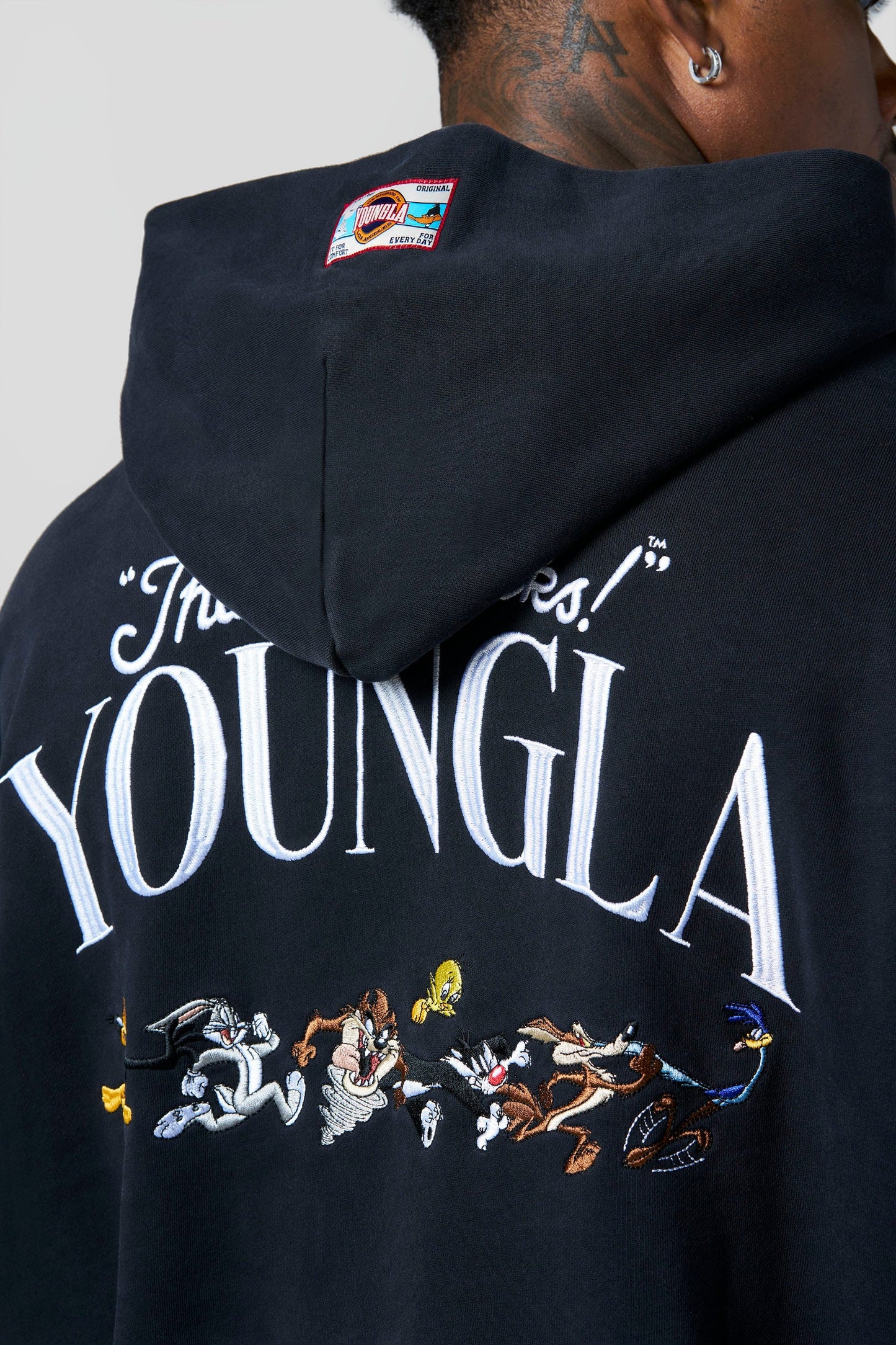 5114 - Looney Tunes Embroidered Hoodies-Last run