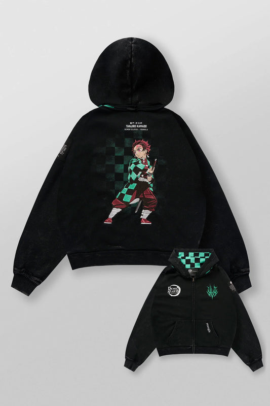 5195 - Demon Slayer: Kimetsu no Yaiba - Zip-ups Tanjiro's Haori