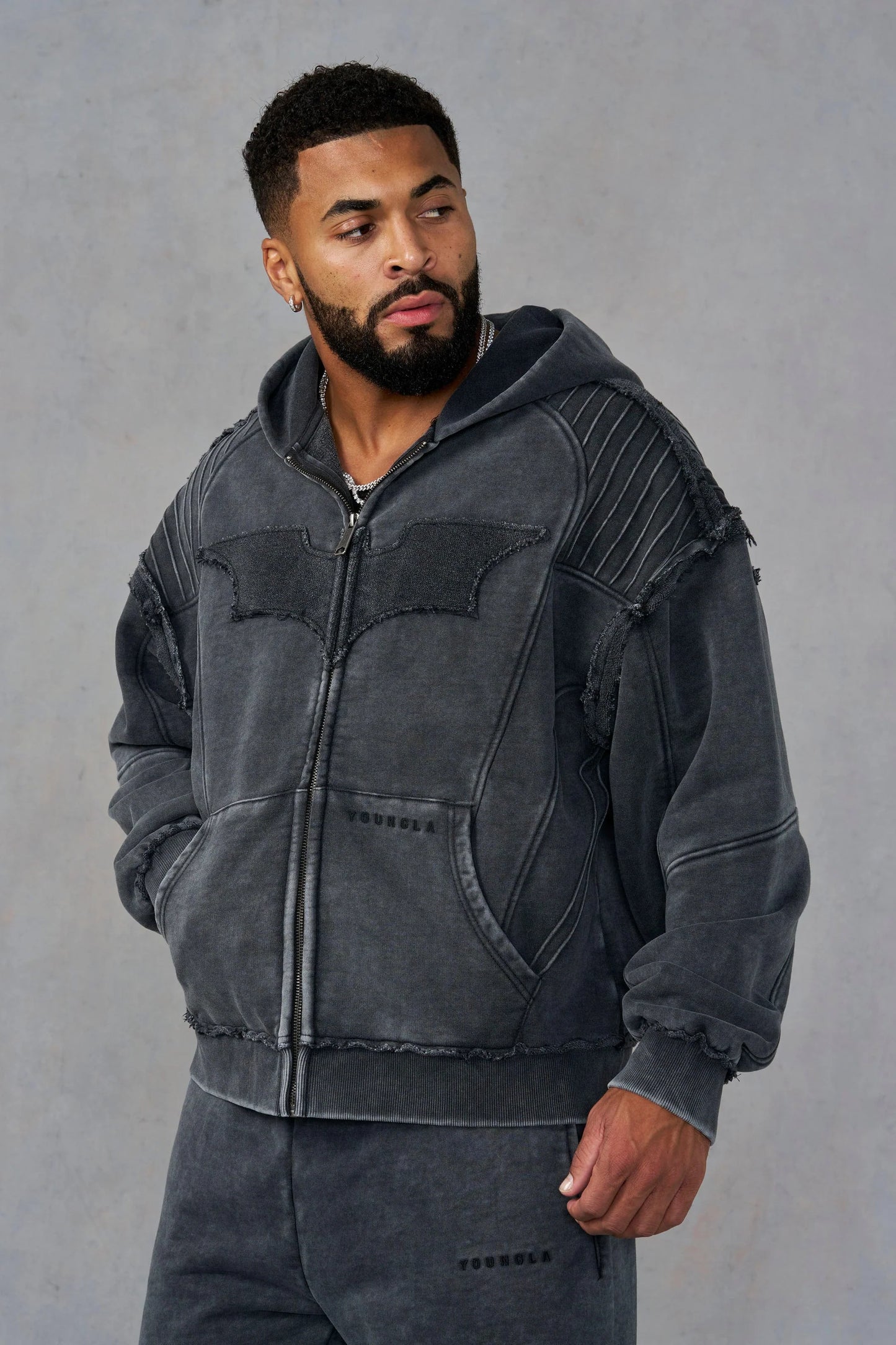 5209 - Batman Armored Zip-Ups GREY