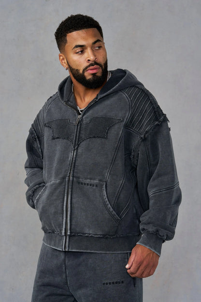 5209 - Batman Armored Zip-Ups GREY