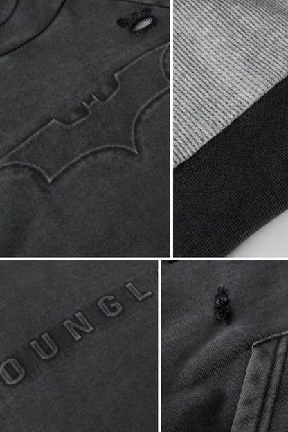 5218 - Batman Street Hoodies GREY