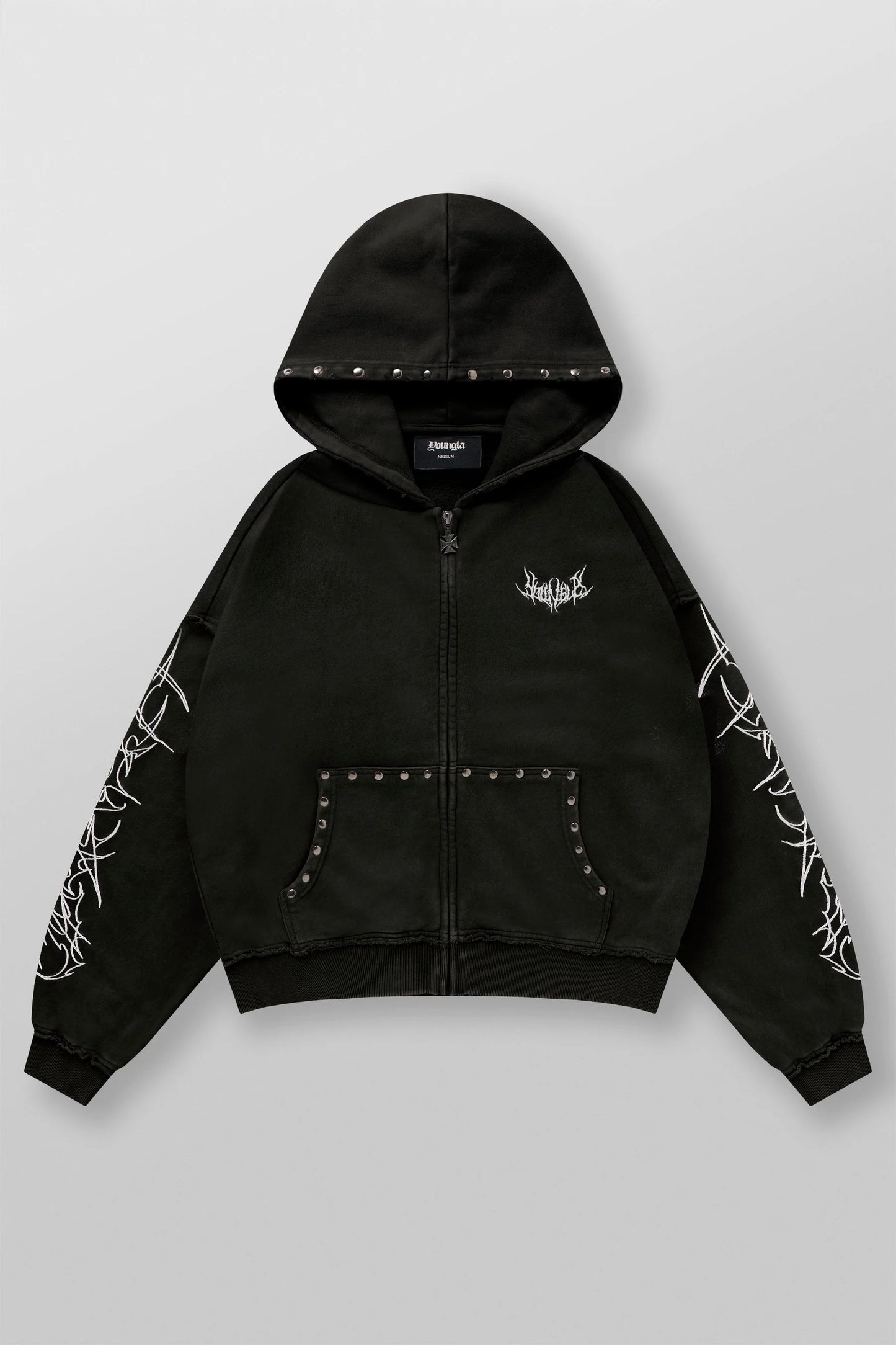 5232 - Tribal Stud Zip-Ups