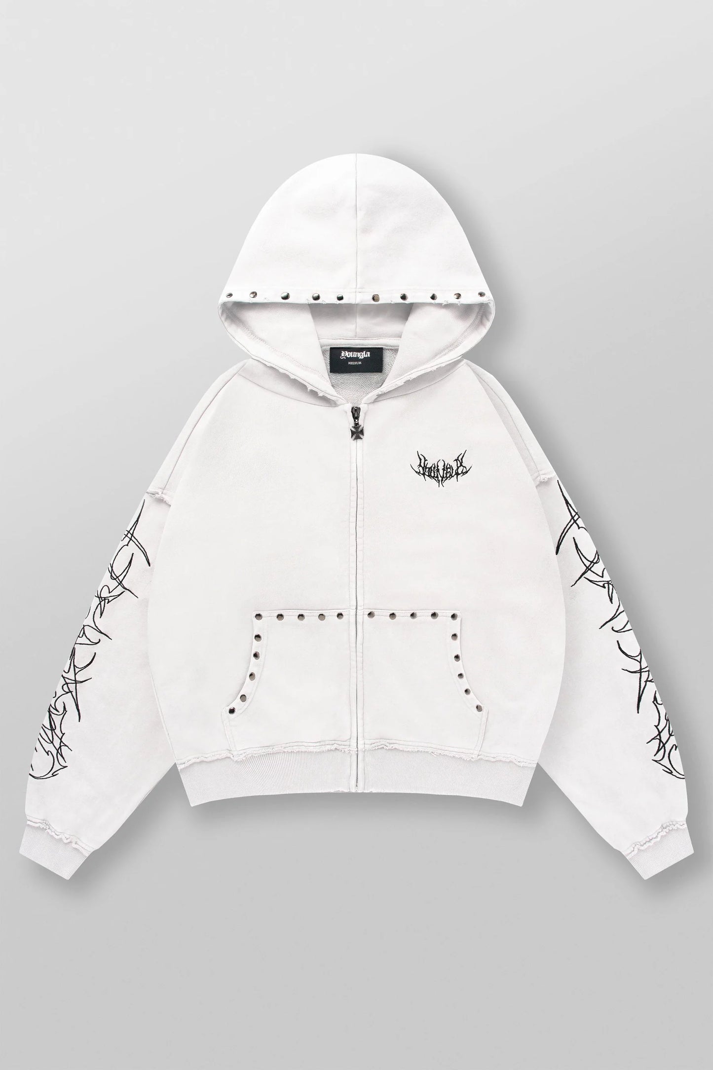 5232 - Tribal Stud Zip-Ups