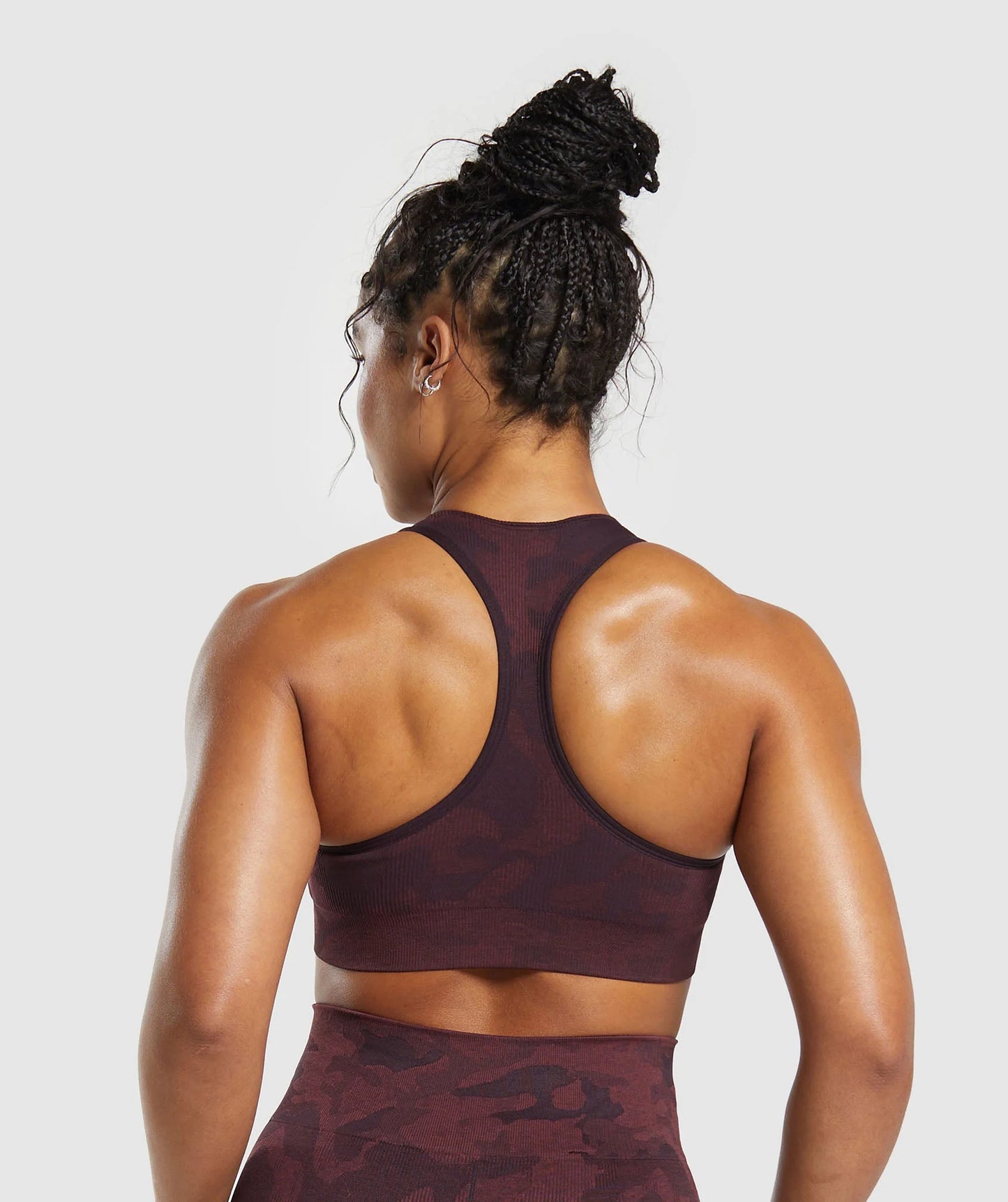 Adapt Camo Seamless Ribbed Sports Bra