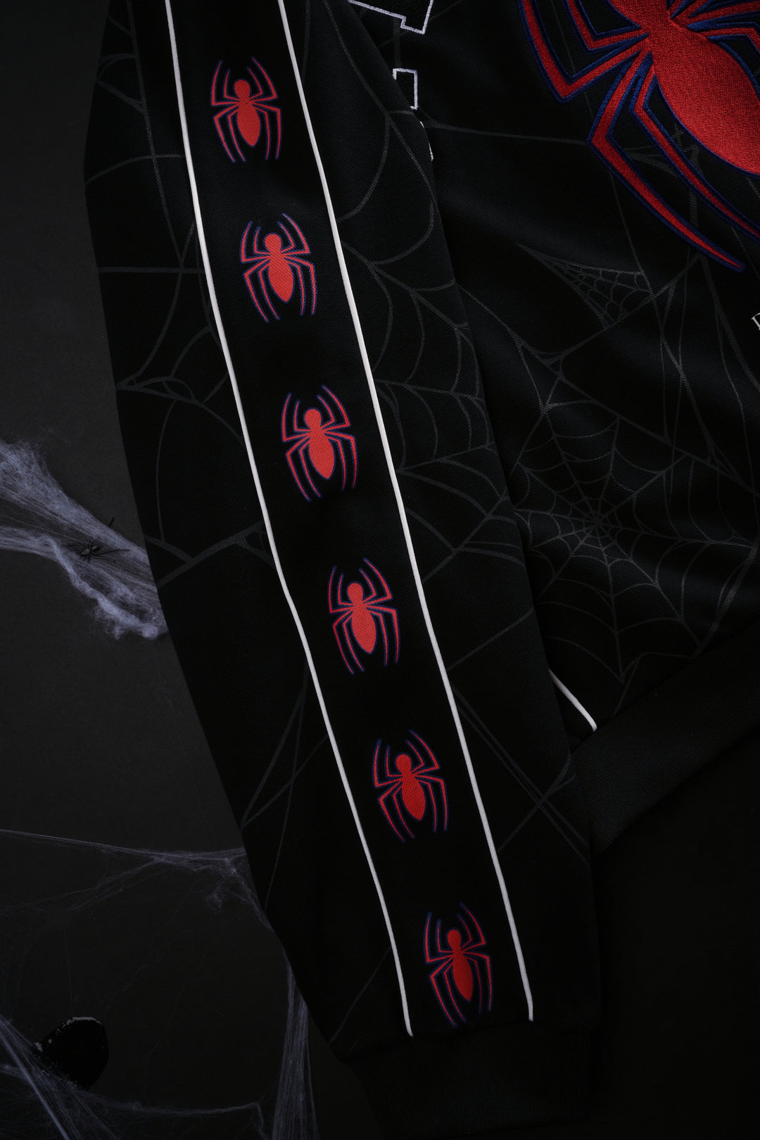Spider Chaos Civil Track Jacket in Black