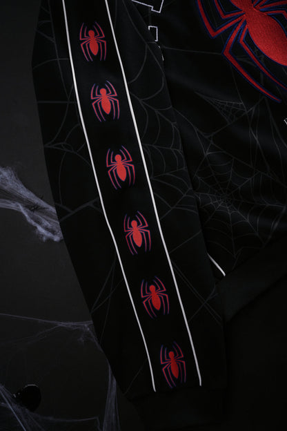 Spider Chaos Civil Track Jacket in Black