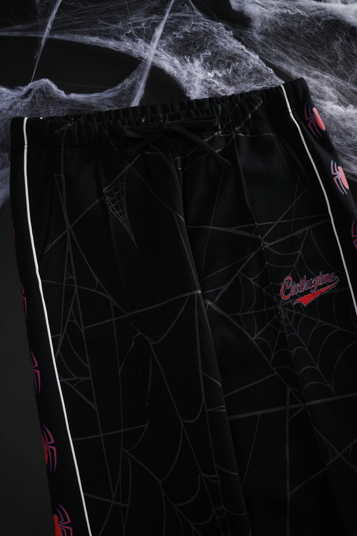 Spider Chaos Track Pants in Black