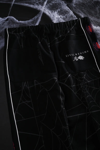Spider Chaos Track Pants in Black