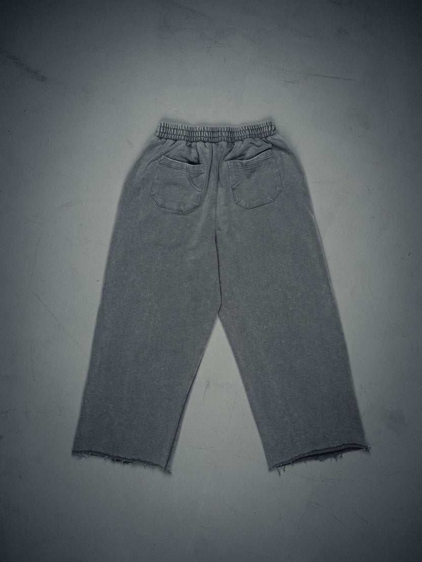 Signature Wideleg Sweats Grey