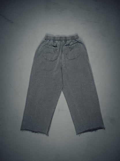 Signature Wideleg Sweats Grey