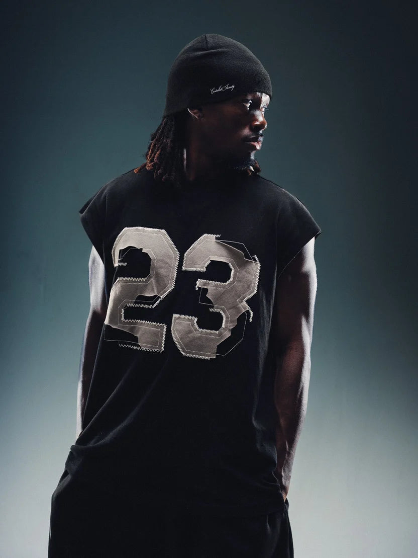 NY Cutoff Tee Black