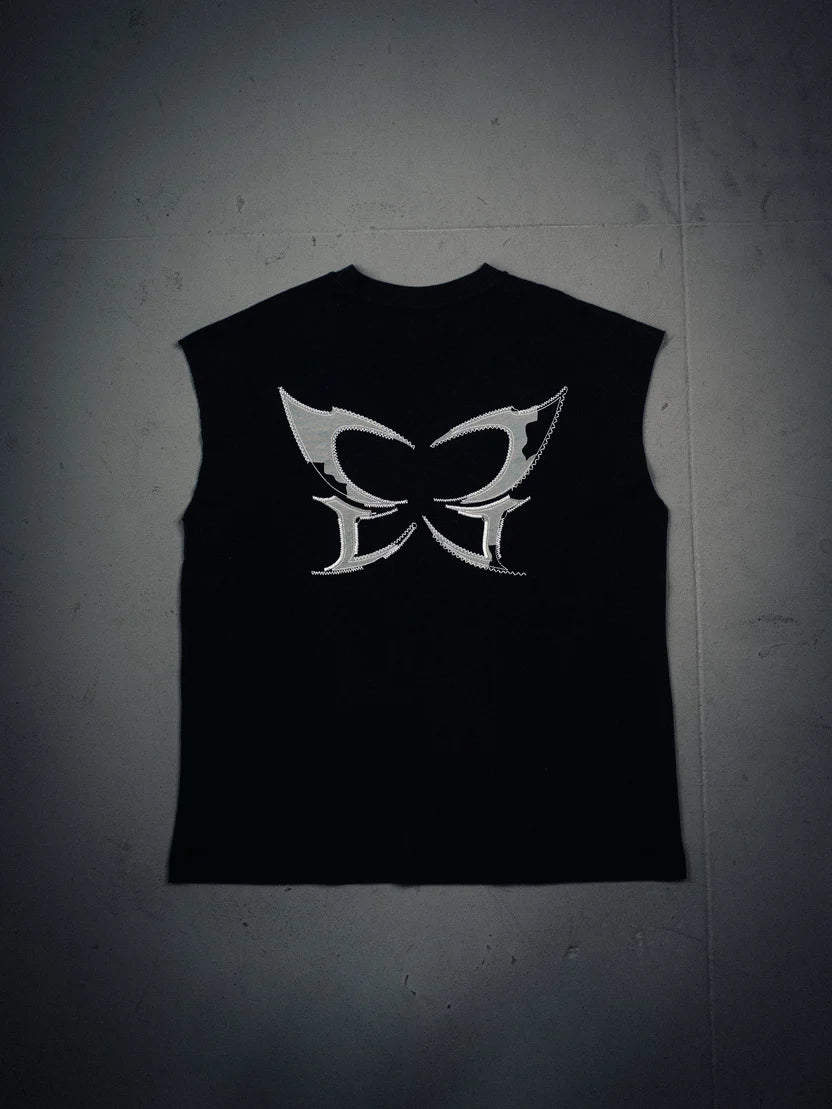 NY Cutoff Tee Black
